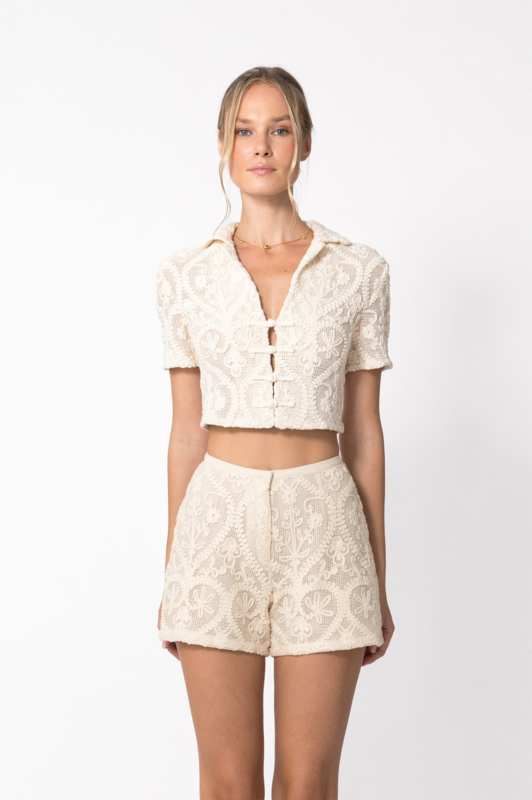 Amare Crochet Top
